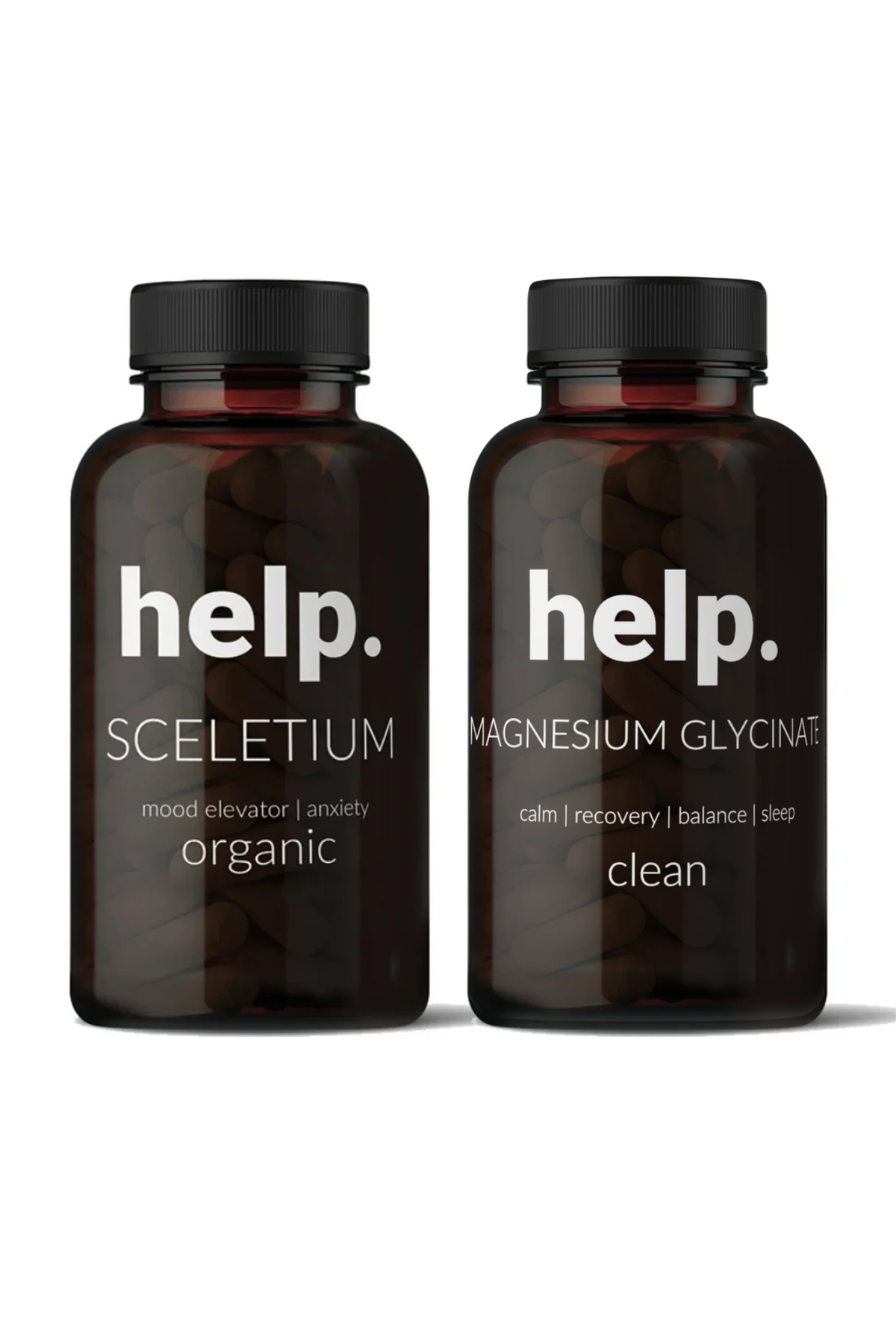 A help. supplement in its glass bottle
