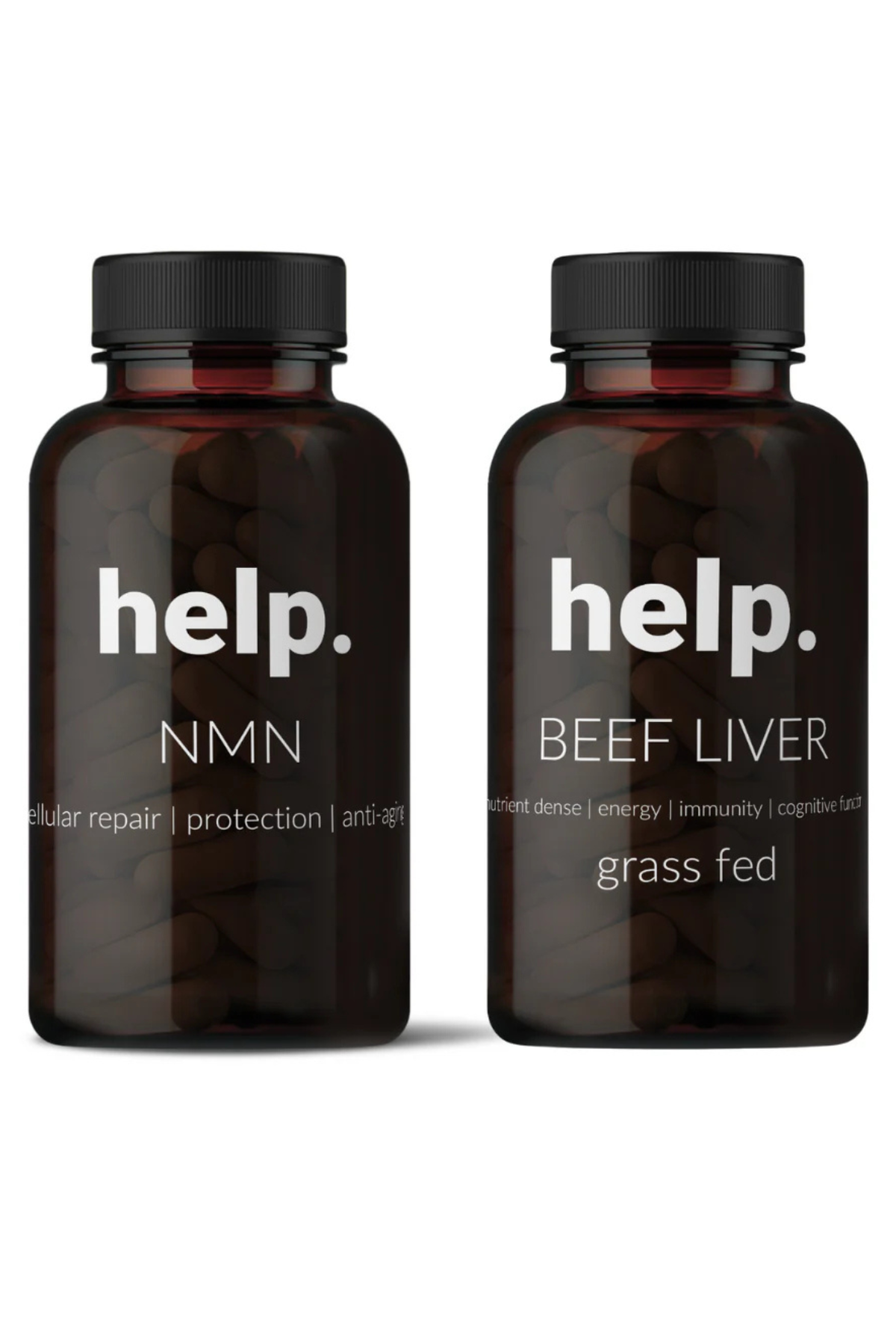 A help. supplement in its glass bottle